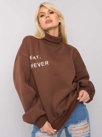 Brown oversized Kelly sweatshirt