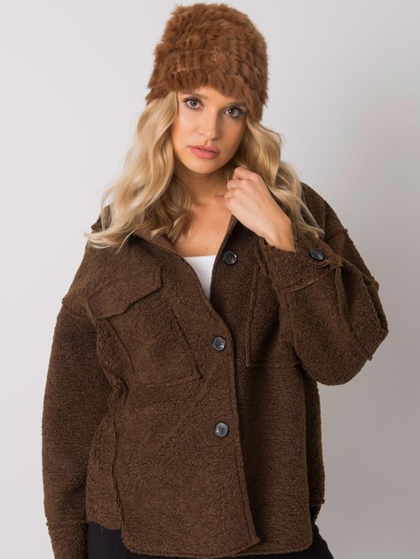 Light brown fur hat